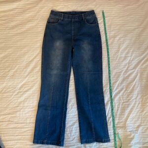 High rise comfy wide leg jeans